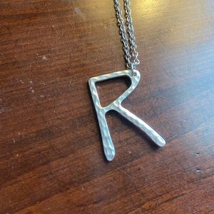“R” necklace